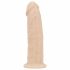 Real Fantasy Harris - zaciskane, realistyczne dildo (15,4 cm) - naturalne 