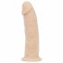 Real Fantasy Harris - zaciskane, realistyczne dildo (15,4 cm) - naturalne 