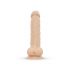 Real Fantasy Percy - zaciskane, realistyczne dildo (17,6 cm) - naturalne 