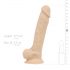 Real Fantasy Percy - realistyczny dildo - 18 cm (naturalny)