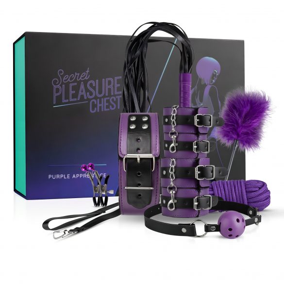 Secret Pleasure Chest - zaawansowany zestaw BDSM (14 elementów) 