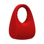   Red Revolution Sphinx - ładowalny, wodoodporny pierścień na penisa (czerwony)