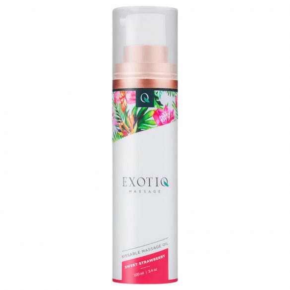 Exotiq - pachnący olejek do masażu - truskawka (100 ml)