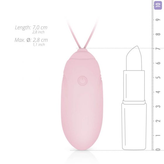 LUV EGG - ładowalne radiowe jajko wibracyjne (różowe)