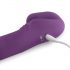 Easytoys - bezpasowy strap-on wibrator (fioletowy)