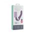 Easytoys - bezpasowy strap-on wibrator (fioletowy)