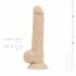 Real Fantasy Quentin - zaciskane, realistyczne dildo (24 cm) - naturalne 