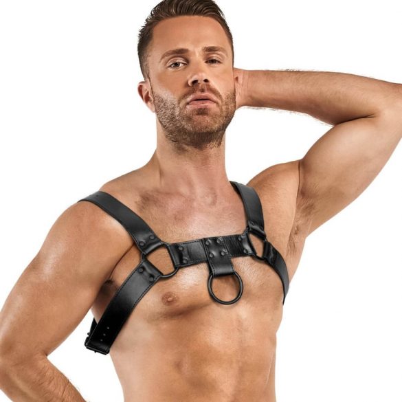 Bedroom Fantasies Bruno - body harness top (czarny) - S-XL 