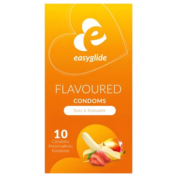 EasyGlide Flavoured - owocowe prezerwatywy (10 sztuk)