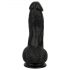 Easytoys - realistyczny dildo z jądrami - 12 cm (czarny)