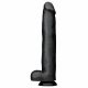 BUTTR Operacja Dingo - realistyczny gigantyczny dildo - 43 cm (czarny)