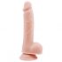 Mr. Dixx 7.6 - zaciskane dildo do jąder - naturalne (19,5 cm) 