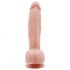 Mr. Dixx 7.6 - zaciskane dildo do jąder - naturalne (19,5 cm) 