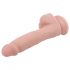 Mr. Dixx 7.6 - zaciskane dildo do jąder - naturalne (19,5 cm) 