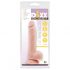 Mr. Dixx 7.6 - zaciskane dildo do jąder - naturalne (19,5 cm) 