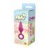 Flirts Pull Plug - małe dildo analne (różowe) 