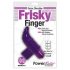 Frisky Finger - wodoodporny wibrator na palec (fioletowy)