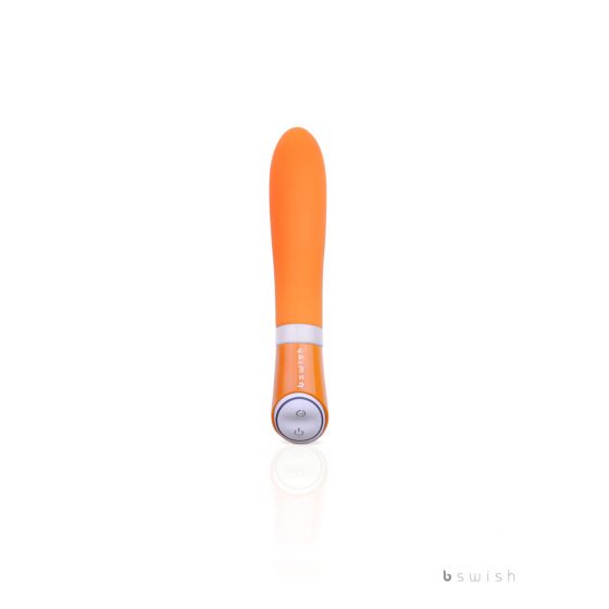 B SWISH Bgood Deluxe - Silikonowy wibrator prętowy (pomarańczowy)