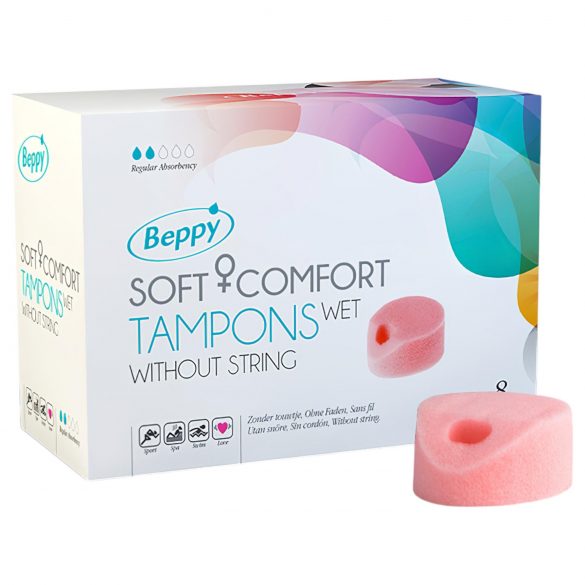 Beppy - wilgotny tampon (8 sztuk)