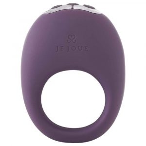 Je Joue Mio - zasilany bateryjnie, wodoodporny, wibrujący pierścień na penisa (fioletowy)