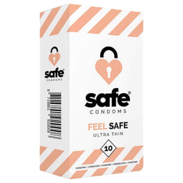 SAFE Feel Safe - cienkie prezerwatywy (10 szt.)