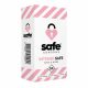 SAFE Intense Safe - prążkowane prezerwatywy (10 sztuk)