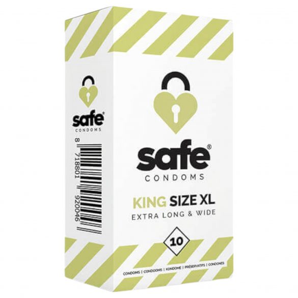 SAFE King Size XL - bardzo duże prezerwatywy (10 sztuk) 