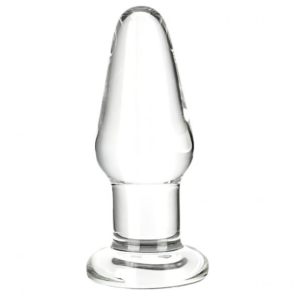 GLAS - klasyczne szklane dildo analne (półprzezroczyste) 