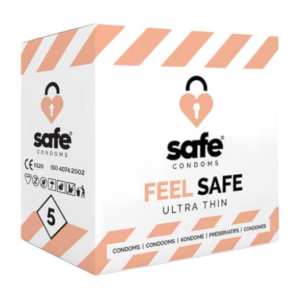 SAFE Feel Safe - cienka prezerwatywa (5 sztuk) 