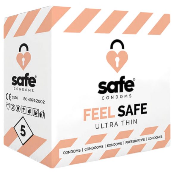 SAFE Feel Safe - cienka prezerwatywa (5 szt.)