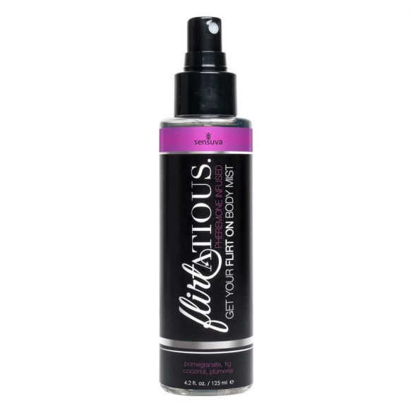 Sensuva Flirtatious - feromonowy spray do ciała - granat-kokos (125ml) 