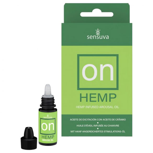 Sensuva Hemp - mrowiący olejek intymny dla kobiet (5ml)