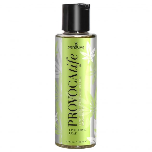 Sensuva Provocatife Hemp - olejek do masażu z feromonami (120ml) 