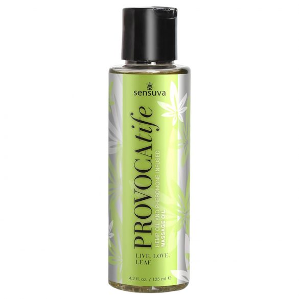 Sensuva Provocatife Hemp - olejek do masażu z feromonami (120 ml)