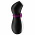 Satisfyer Penguin - zasilany bateryjnie, wodoodporny stymulator łechtaczki (czarno-biały) 