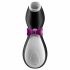 Satisfyer Penguin - zasilany bateryjnie, wodoodporny stymulator łechtaczki (czarno-biały) 