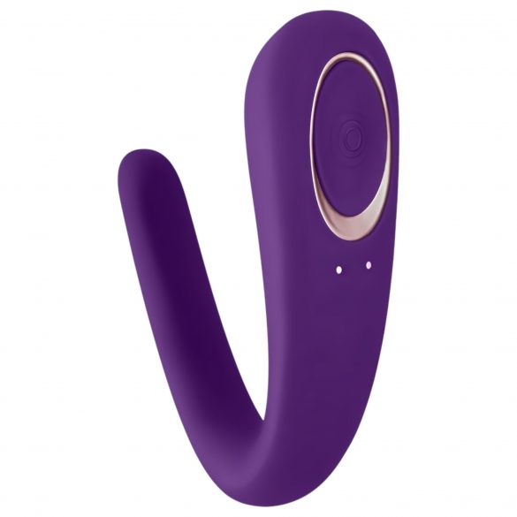 Satisfyer Double Classic - wodoodporny nawilżacz z akumulatorem (fioletowy) 