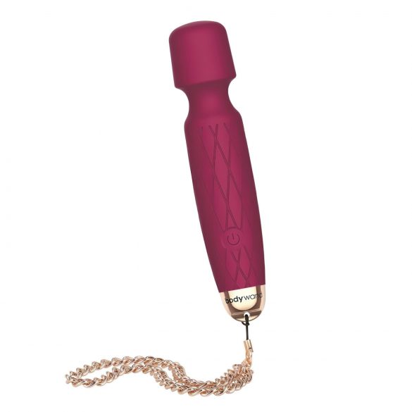 Bodywand Luxe - mini masażer akumulatorowy (ciemnoróżowy)