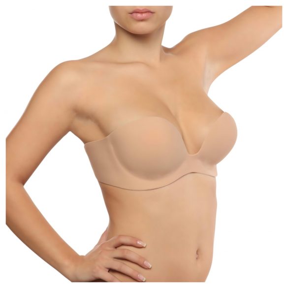 Bye Bra Gala C - ukryty push-up biustonosz (nude)