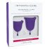 Jimmy Jane Menstrual Cup - zestaw kubeczków menstruacyjnych (fioletowy)