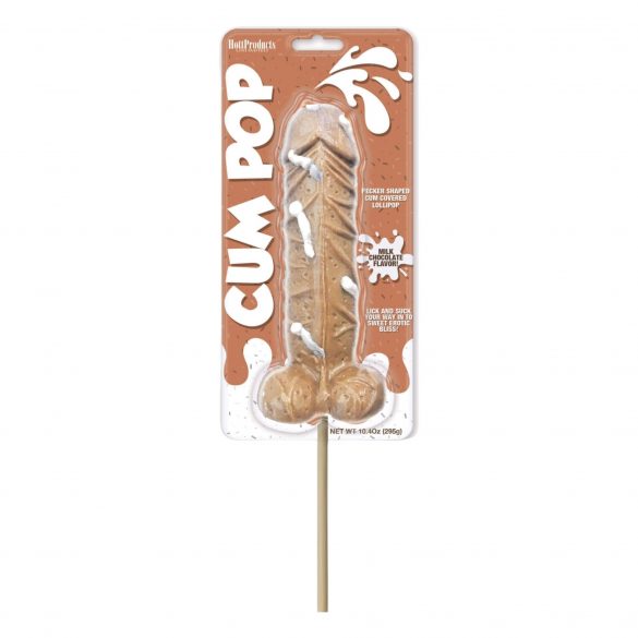 Cum Cock Pop - lizak penis GIGA (295g) - mleczna czekolada 