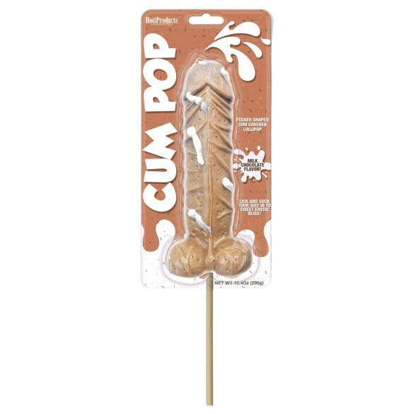 Cum Cock Pop - lizak penis GIGA (295g) - mleczna czekolada 