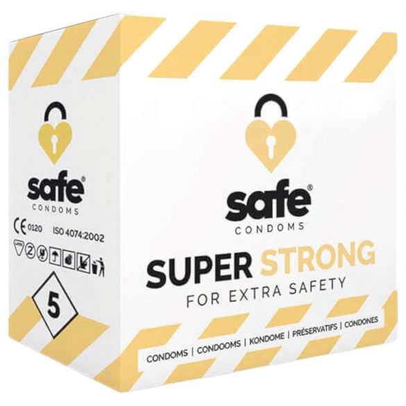 SAFE Super Strong - super mocne prezerwatywy (5 szt.)