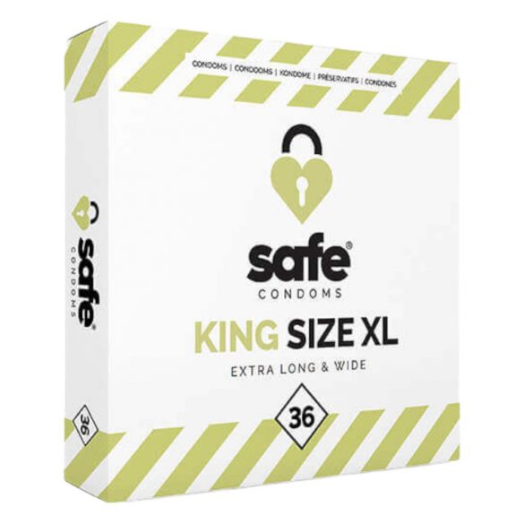 SAFE King Size XL - bardzo duże prezerwatywy (36 sztuk) 