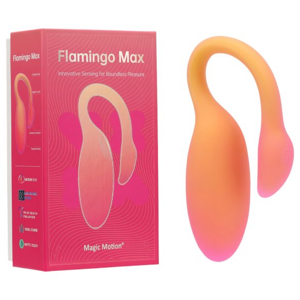 Magic Motion Flamingo Max - inteligentne jajko wibracyjne (pomarańczowe)